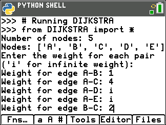 Dijkstra's Algorithm for Shortest Paths