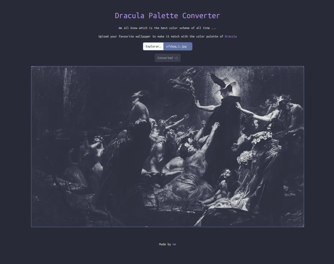 Dracula Palette Converter